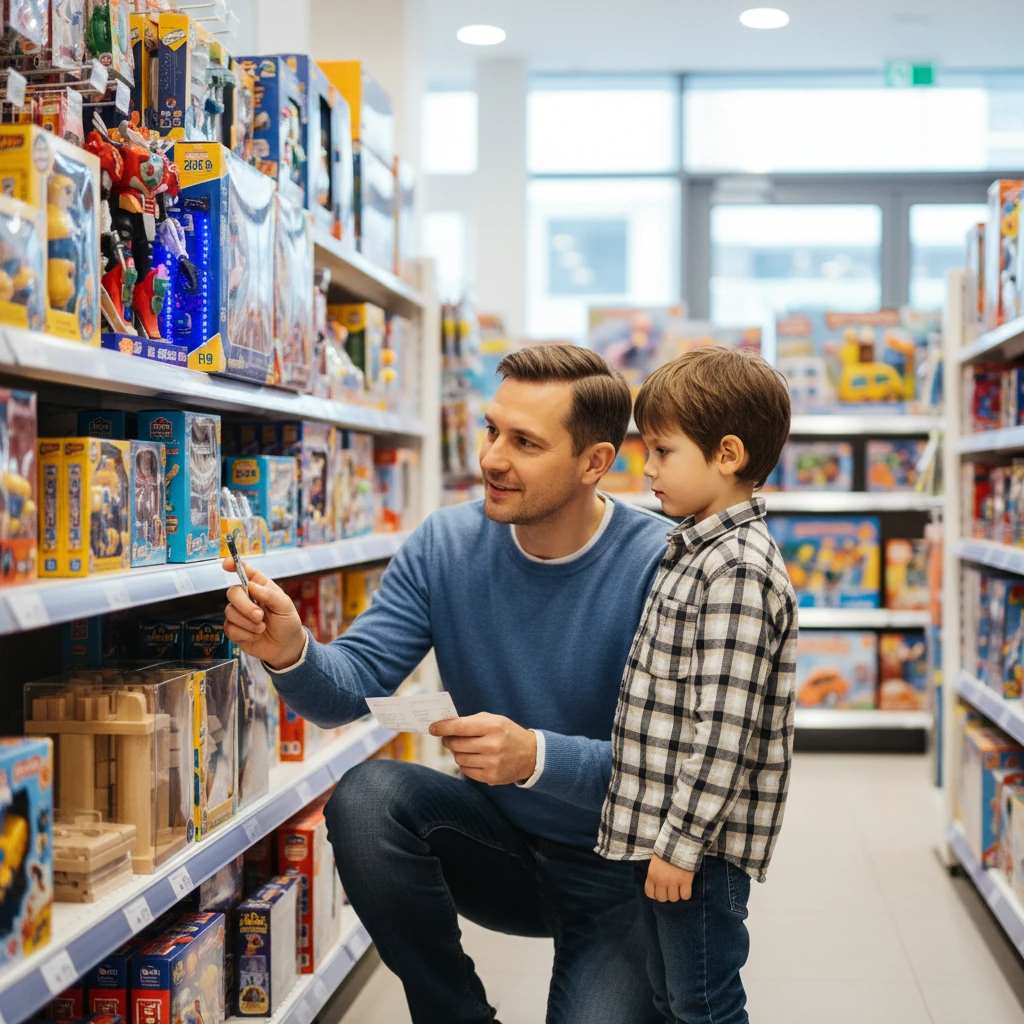     `آموزش تفاوت نیاز و خواسته به کودک در فروشگاه - یکی از اصول کلیدی آموزش هوش مالی به کودکان
