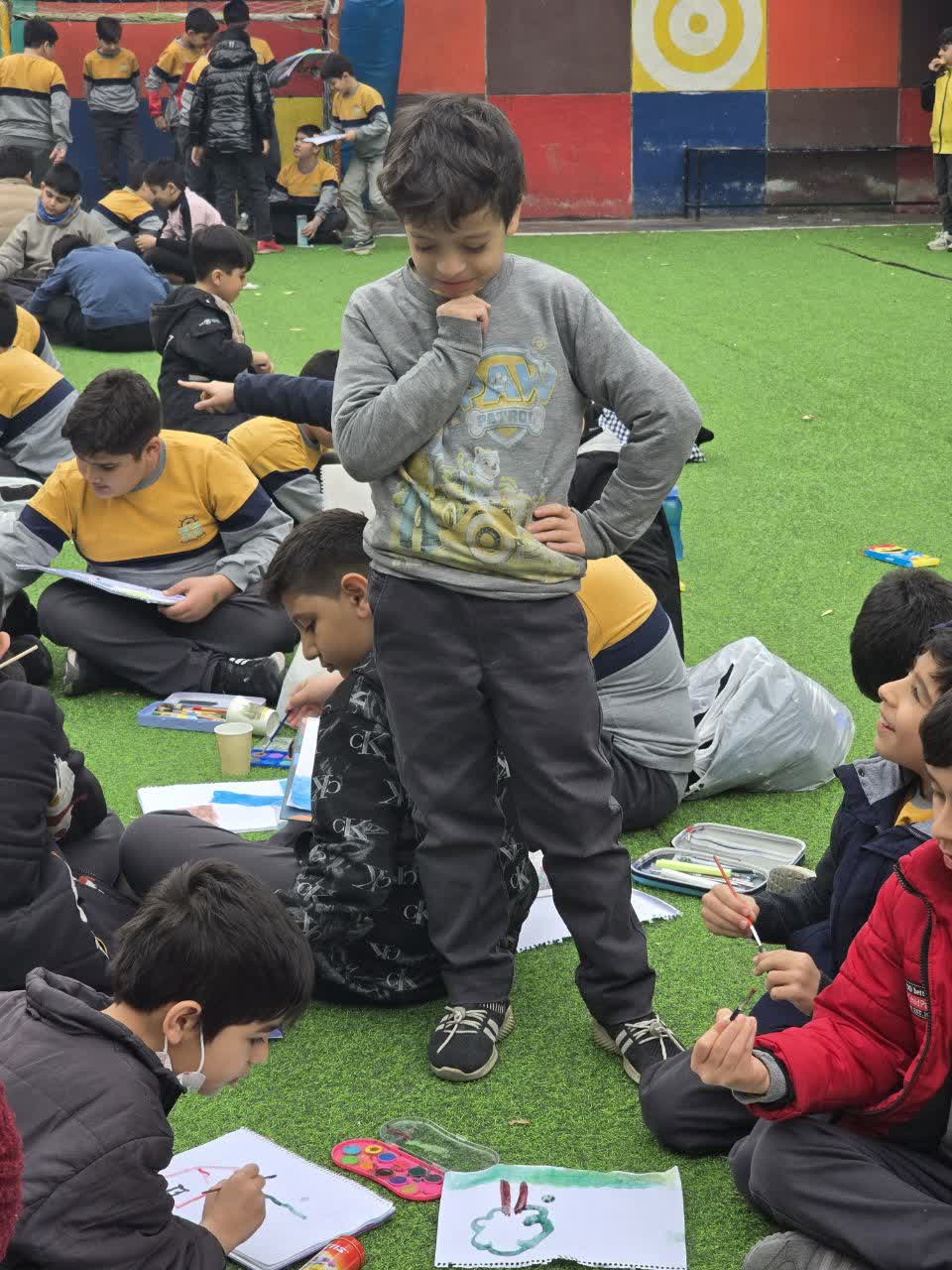 عکس از لیگ علمی و مهارتی پیشگامان در مدرسه نورامیر